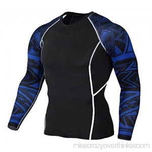 Long Sleeve Compression Workouts Shirt Mens Dri Fit Black Baselayer Top Tee B07PXHFPGS